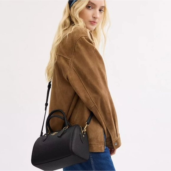 Coach Black Leather Handbag - Picture 10 of 13